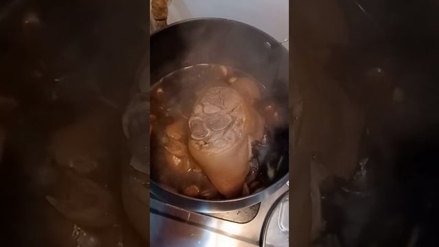 Pork knuckle stew my own version#shorts #yummyfood #foodie