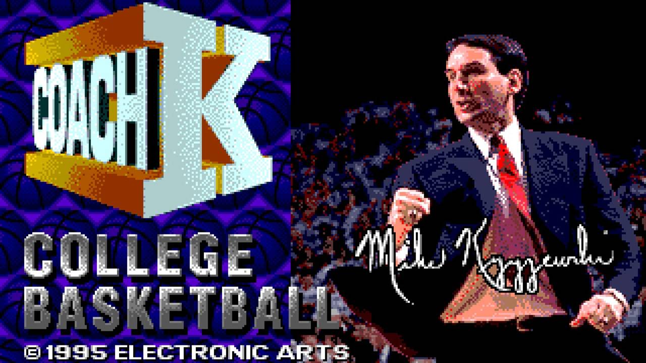 Coach K College Basketball | Sega Mega Drive (Genesis).