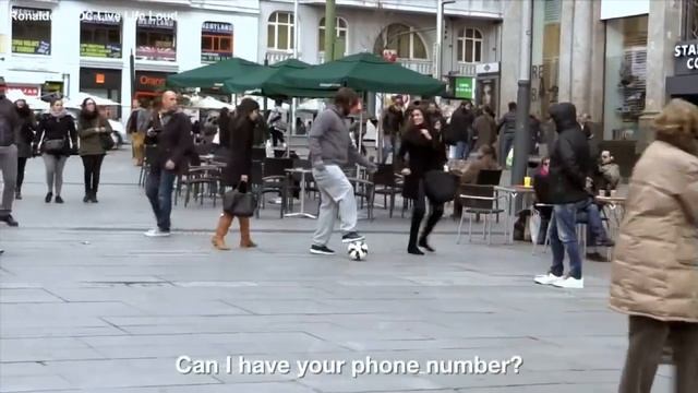 Cristiano Ronaldo Fools Everyone Performing Soccer Tricks in Disguise