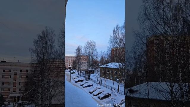 Сыктывкар 3 января 2025, timelapse