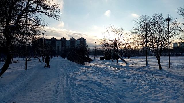 Санкт-Петербург парк новый год