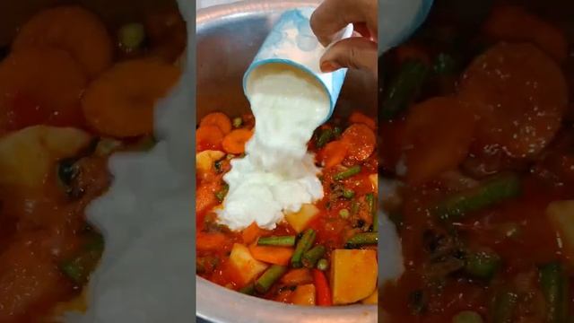 Vegetable biryani/#shorts #youtubeshorts #trending #short #shortvideo #biriyani #ytshorts