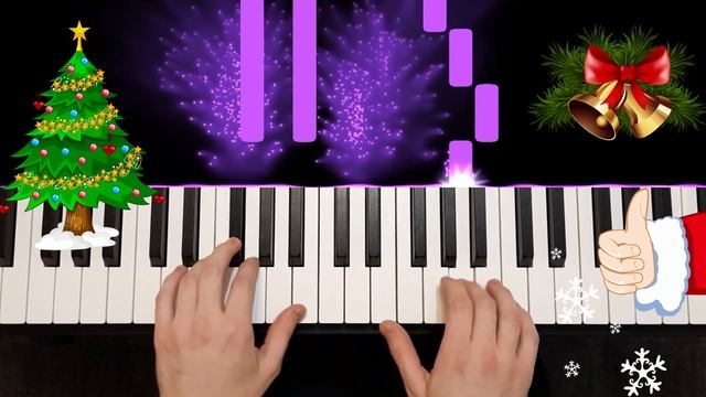 We Wish You a Merry Christmas Easy Piano Tutorial by Mikhail Belousov