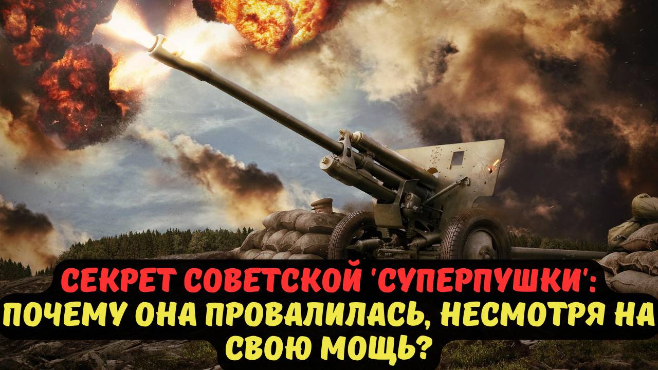СЕКРЕТ СОВЕТСКОЙ 'СУПЕРПУШКИ' ПОЧЕМУ ОНА ПРОВАЛИЛАСЬ, НЕСМОТРЯ НА СВОЮ МОЩЬ