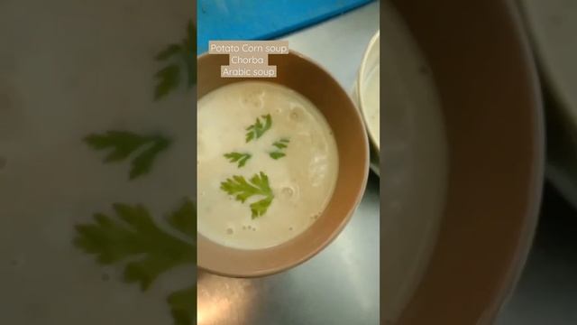 POTATO CORN SOUP  #short  #beta  #video  #chorba #arabicfood  #arabicsoup