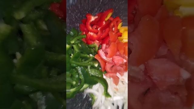 #recette #chekchouka #ratatouille #légumes du #soleil #shorts #poivron #tomate #oignon#œuf