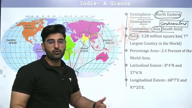 India: Location and Extent (Part-1) | Indian Geography | Gurukul 3.0 | UPSC CSE/IAS 2022 | Sumit Si