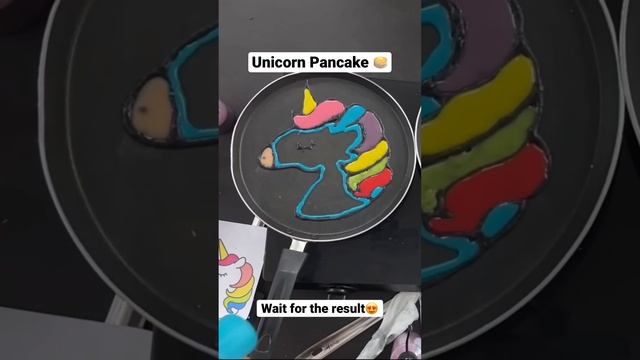 Unicorn Pancake Art Challenge 🥞🦄#ytindia #pancake #youtubepartner #shorts