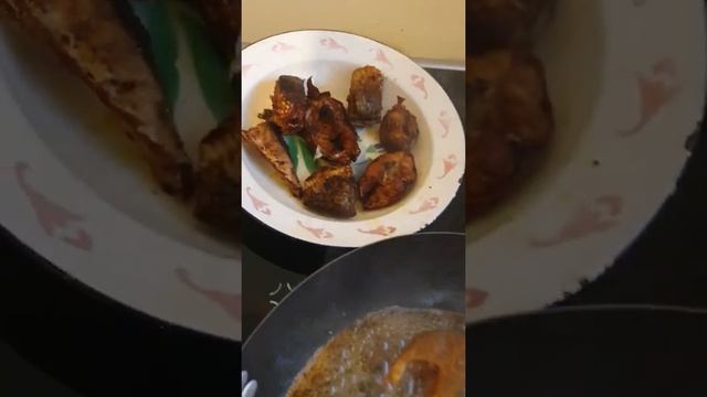 PAN-FRY FISH 🐟 😋 ♥ 😍KAHAWAI #youtubeshorts #subscribe #shorts