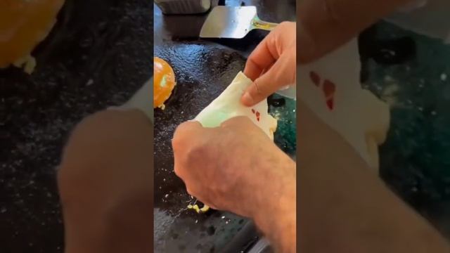 cheese burger only ₹45 #streetfood #food #foodvlog #shorts