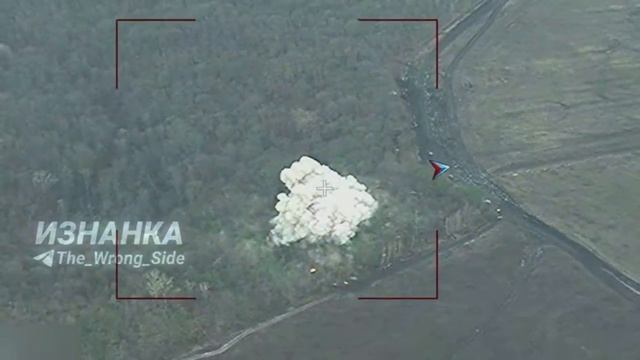 Удар ОТРК Искандер-М по району сосредоточения живой силы и военной техники 82 одшбр ВСУ