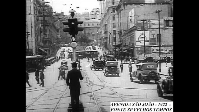 TUNEL DO TEMPO DA CIDADE DE SÃO PAULO AV. SÃO JOÃO DE 1900 A 1940