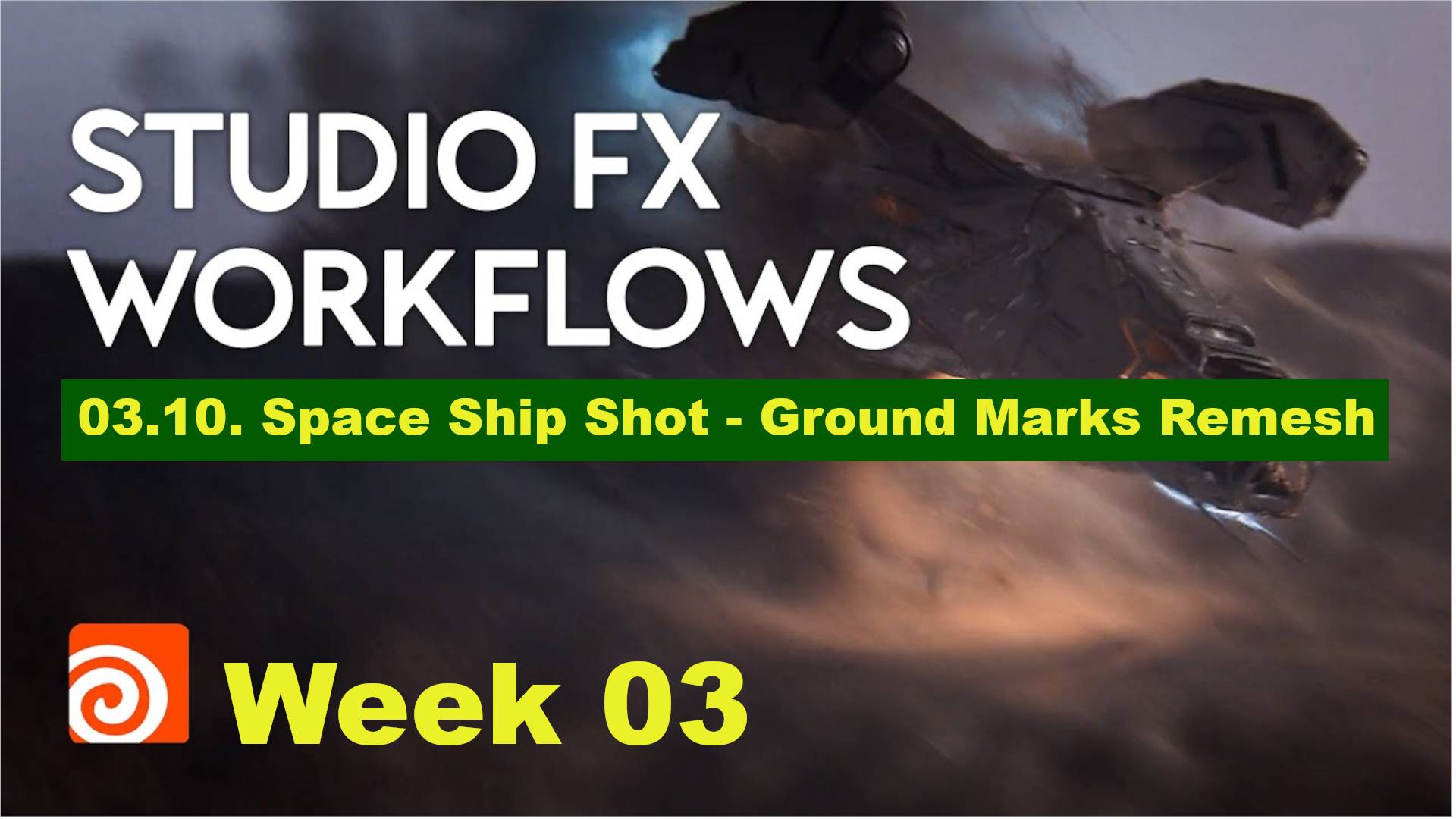 03.10. Space Ship Shot - Ground Marks Remesh