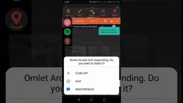 Watch me play Spotify via Omlet Arcade!