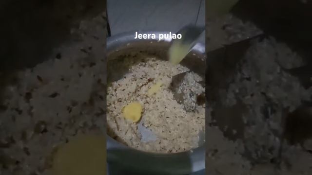 Jeera pulao recipe #indian  rice #food #youtubeshorts #cooking #explore