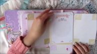 Скрапбукинг. Фотоальбом на первый годик для девочки