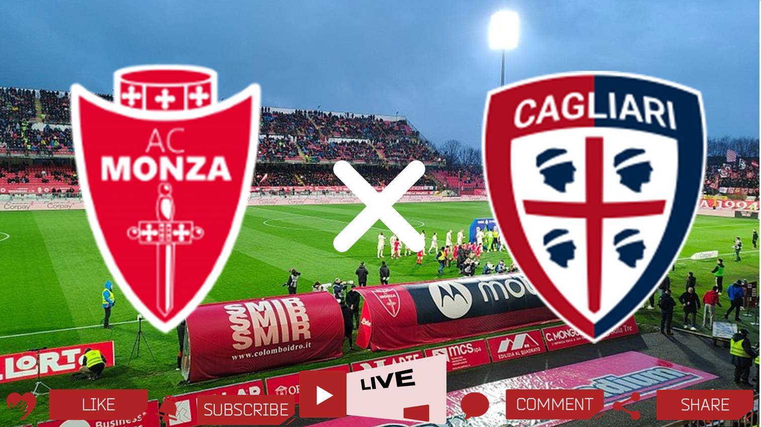 Монца - Кальяри прямая трансляция