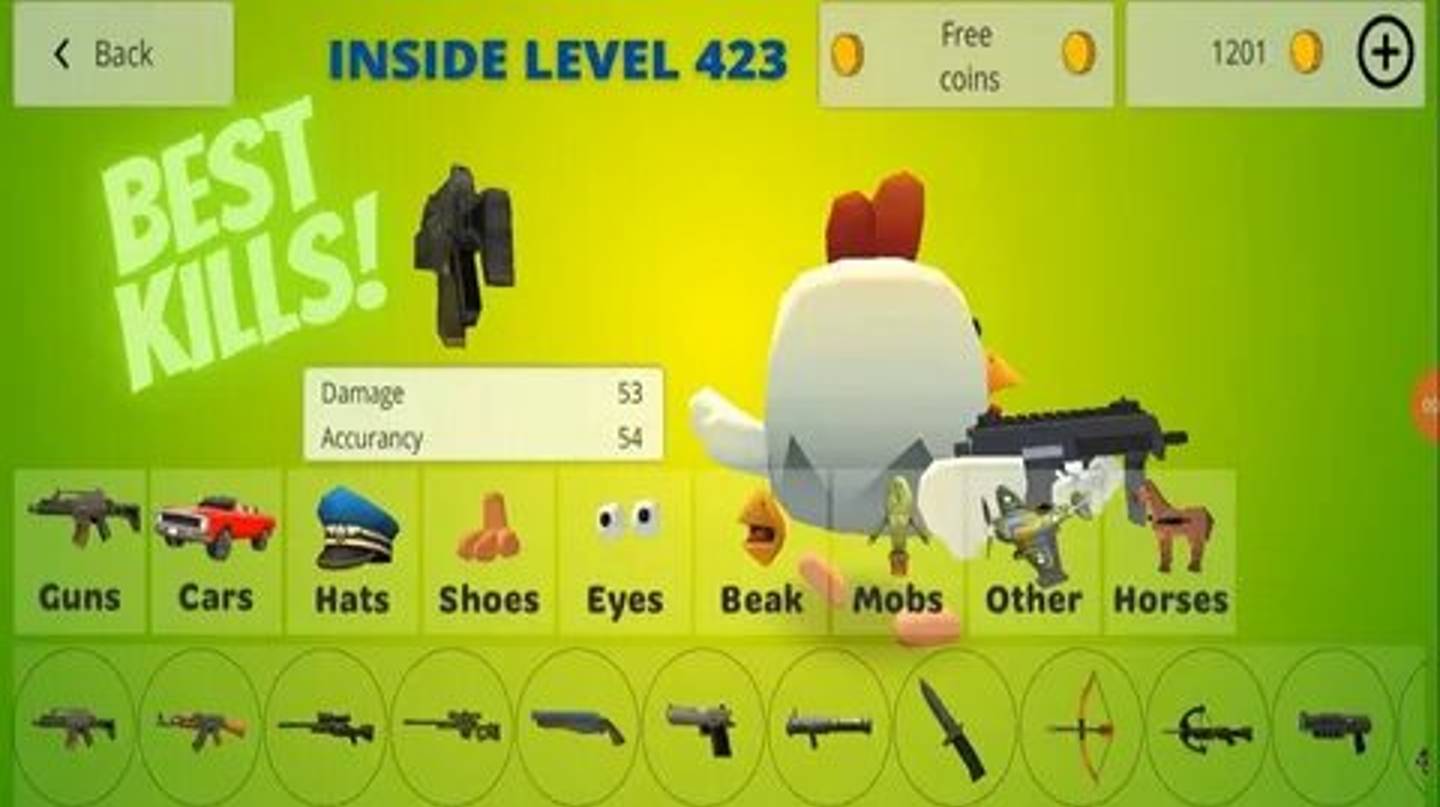 Chicken gun копится деньги