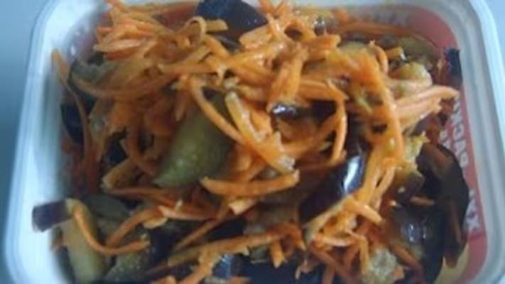 Баклажаны с морковью