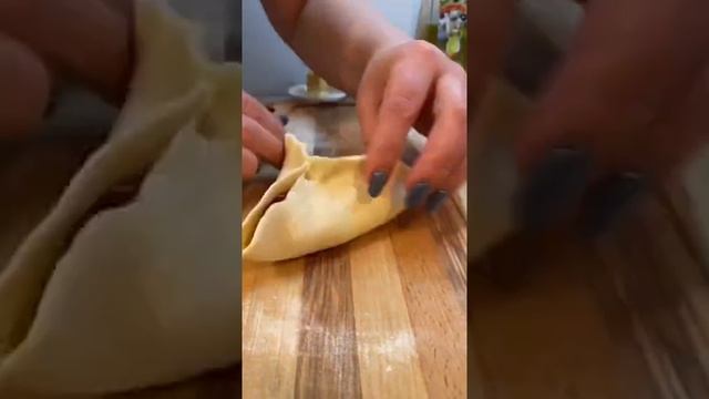 Самса из готового слоёного теста