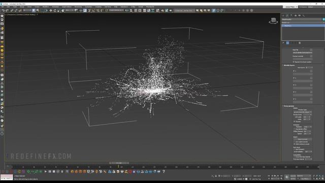 4_11. Exporting Alembic Particles and Import into 3Ds Max