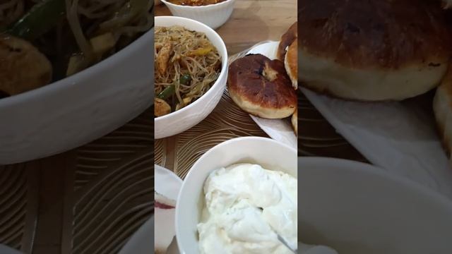 Ужин выходного дня 🍲🥗🍗☕#shorts #shortvideo #short
