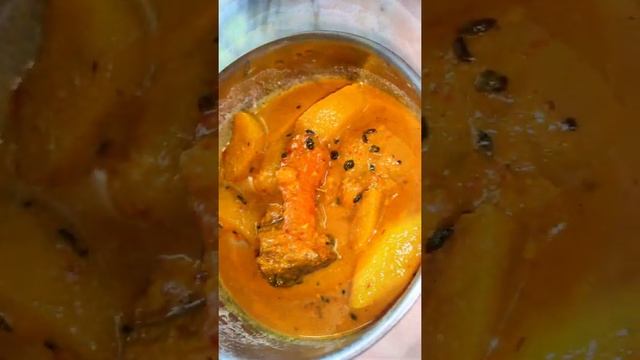 Mochar Ghonto | Banana Blossom Curry & Fish Gravy / oh lovely #shorts #delicious #food #reels