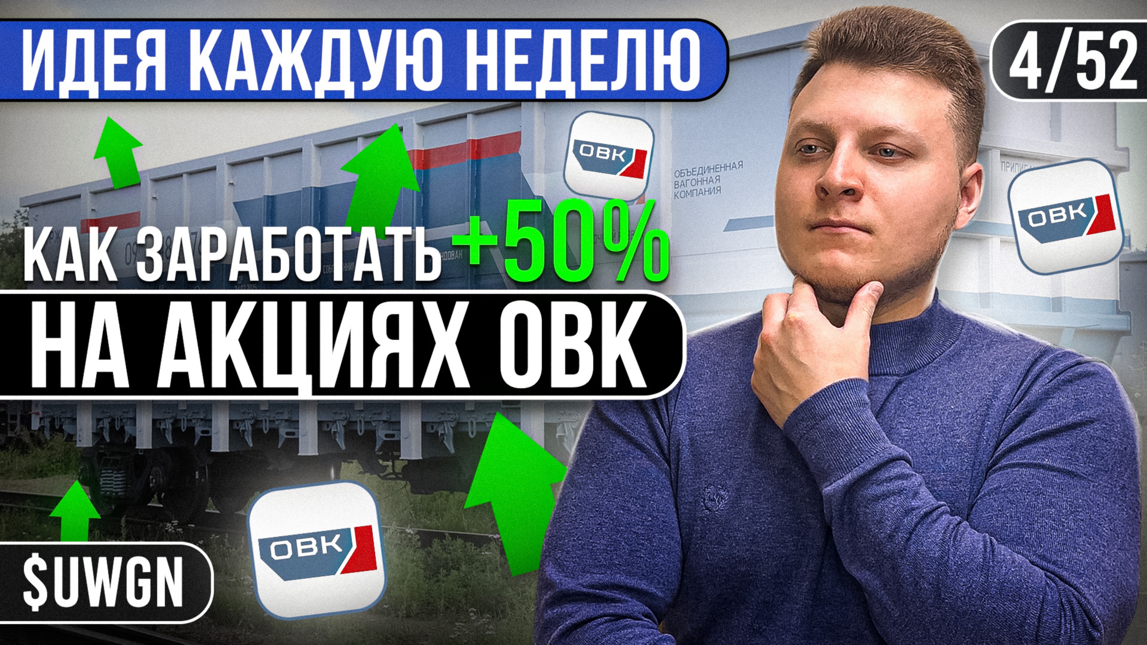 4/52 КАК ЗАРАБОТАТЬ 50% НА АКЦИЯХ ОВК | Глеб Шаров