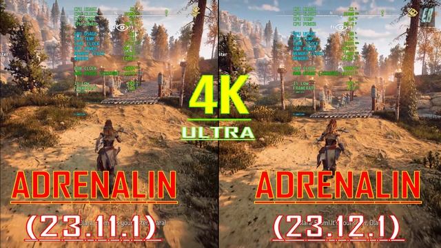 OLD DRIVER (Adrenalin - 23.11.1) vs NEW DRIVER (Adrenalin - 23.12.1) || AMD DRIVER ||