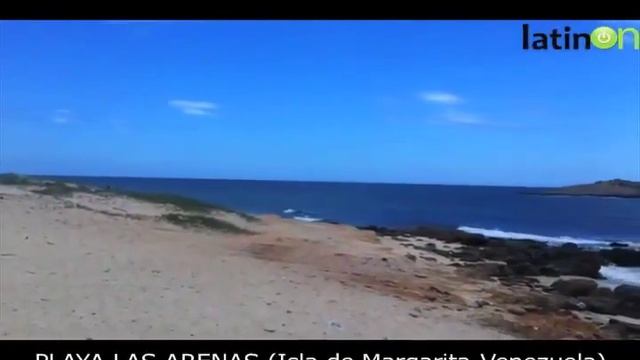 Playa Las Arenas en la Isla de Margarita Venezuela