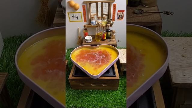 Delicious Miniature Tomato Egg Recipe l Best of Miniature Cooking #shorts