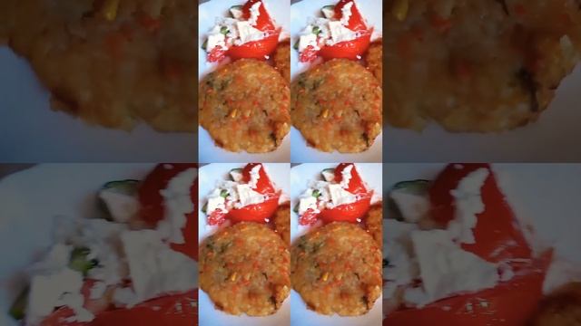 #пп#овощныекотлеты#Салат#сырфета#pleskavica#salat#sirgaj#srbija#ням#🥩🥒🍅🧅🍽😋