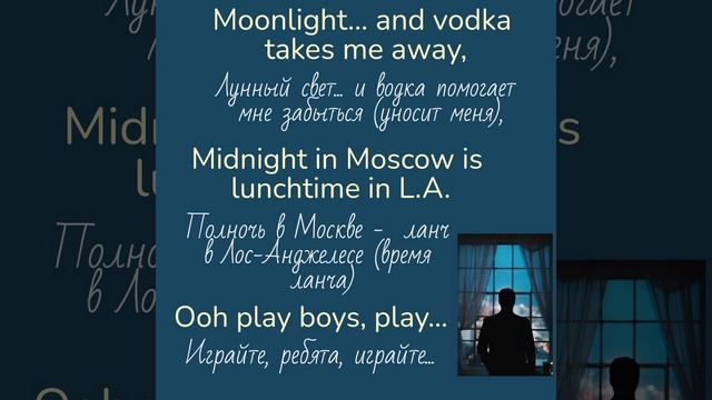 Chris de Burgh/Moonlight and vodka 😉🌚