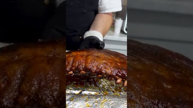 How do you tell your ribs are ready for glaze? #shorts
