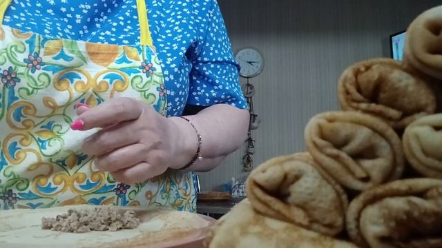 ☘️🫠 блинчики с мясом. ☕️👍☘️☘️☘️