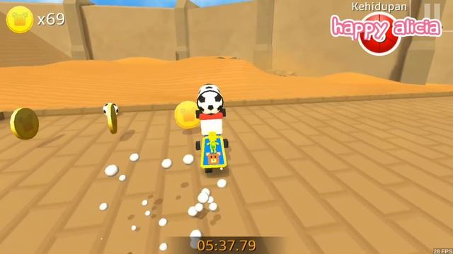 Beruang Sultan Panda All Coin Beemothep Dessert (Zephyr) | Game Happy Alicia