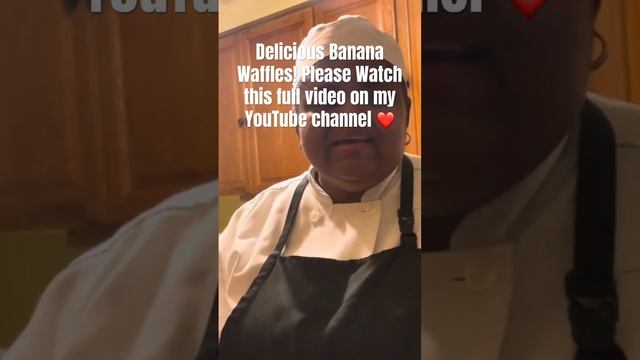 Delicious Banana Waffles #cooking #food #trending #viral #recipe #shorts #youtubeshorts #banana