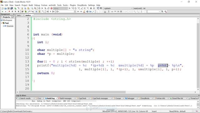 87 Pointers and Arrays Example