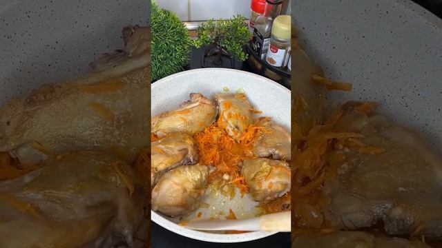 Картофельный соус с курицей