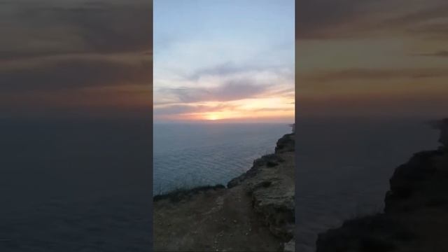 Бухта Александры - остановка Маяк - закат - Крым 2022 -  - Глобальная волна