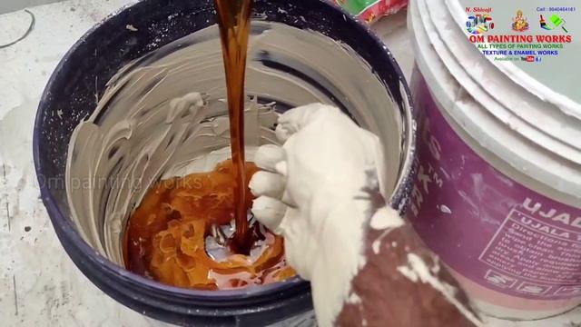enamel door painting process | KPF & DARLA POWDER MIXING | IN HINDI