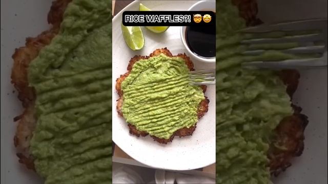 PUTTING RICE IN A WAFFLE MAKER 🤯 #shorts