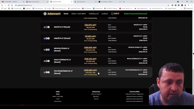 Adamant Finance Amazing Growth Protected Me From Iron Drop