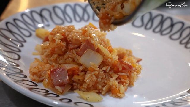 회오리 오므라이스 / Omurice , Tornado omelet rice / korean rest area food