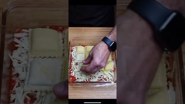How to make easy and fast lasagna #shorts28 #subscribe