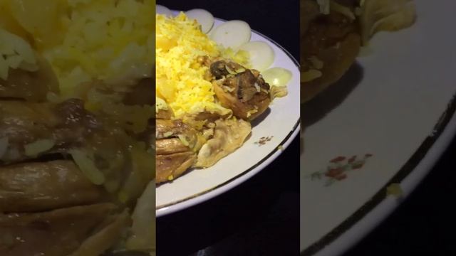 Incredible Azerbaijani Pilaf with Chicken 🍗 & Potato 🥔 | Gourmet Food 🥘 | #shorts