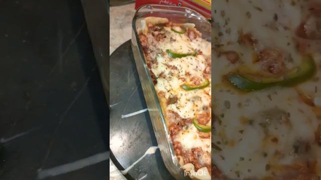 homemade easy lasagna recipe #shortsvideo#youtubeshorts