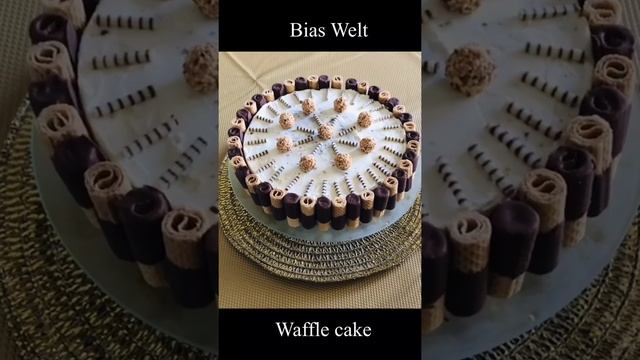 Waffle cake | Giotto cake | Bias Welt #shorts