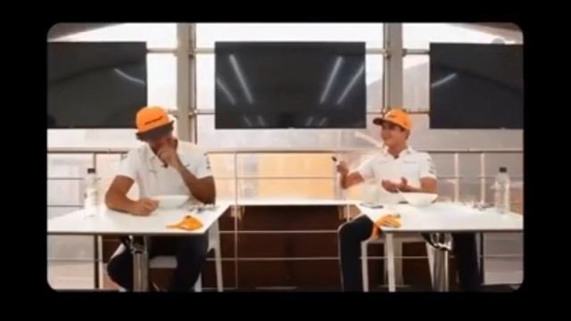 Carlos Sainz teaches Lando Norris to pronounce "Risotto" correctly!