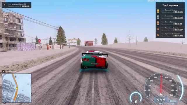 Игрок- Мидзуки Юмира, гонка Nissan GTR Stage 2